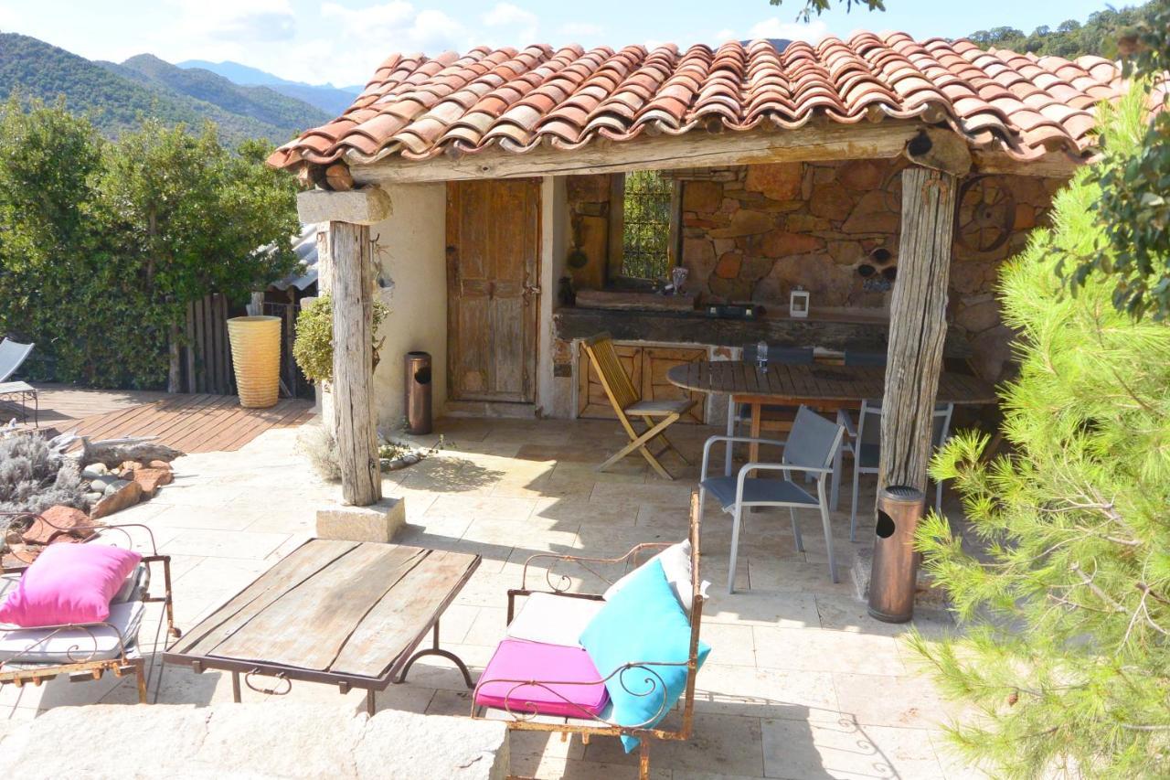 Villa Carole Piscine Privee Spa Fautea Zonza Exterior photo
